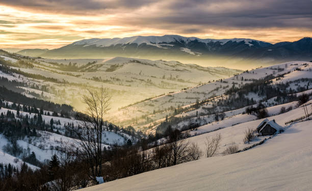 istock beautiful countryside in mountains at sunrise 856489780