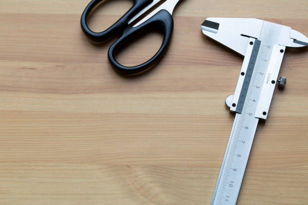 istock Top view of caliper on the table. 856495918