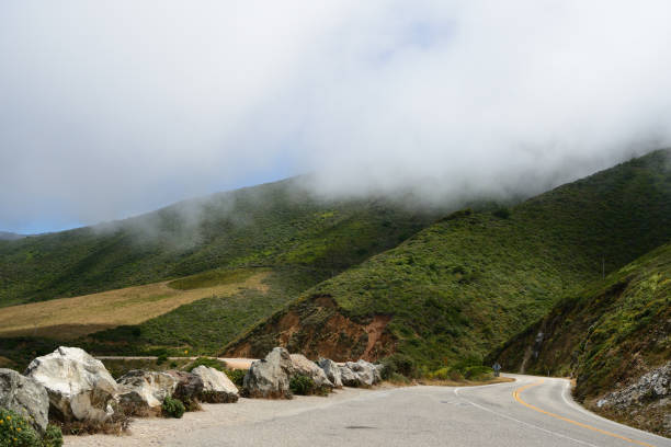 istock Empty road on California State Route One, California, USA 856499724