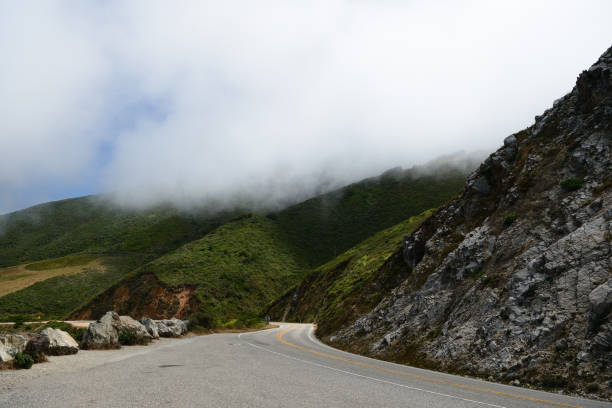 istock Empty road on California State Route One, California, USA 856499732