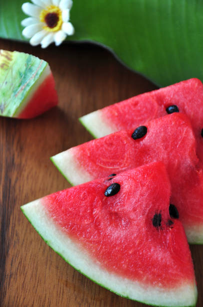 istock Above of Sliced Watermelon 856504488