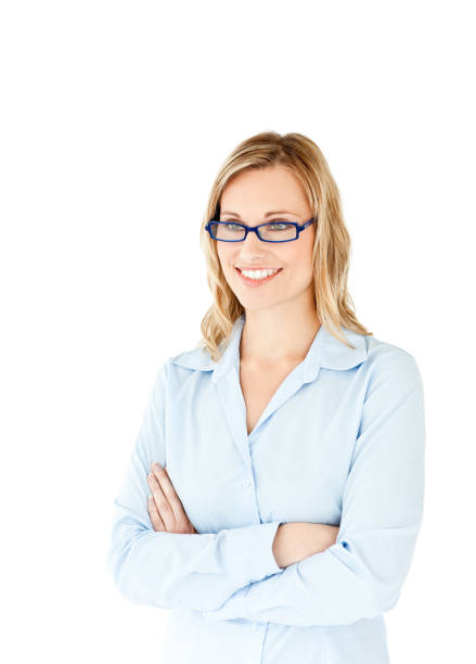istock Confident businesswoman with folded arms smiling at the camera 856507816