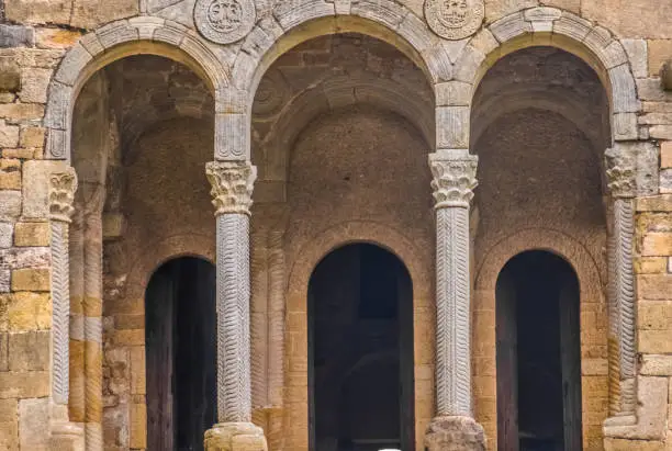 9th Century pre-Romanesque churches in and around the ancient Asturian capital city of Oviedo. While most of the rest of the peninsula was under muslim control, the tiny kingdom of Asturias kept Christianity alive and provided the base for the Christian reconquista centuries later. Oviedo, Asturias, Northern Spain