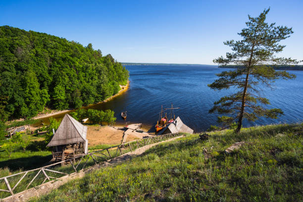 istock old wooden Fort on a shore 856526726