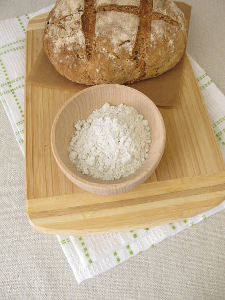 istock Homemade rye bread and rye flour 856529998