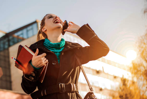 istock Upper business class woman on the phone 856541198