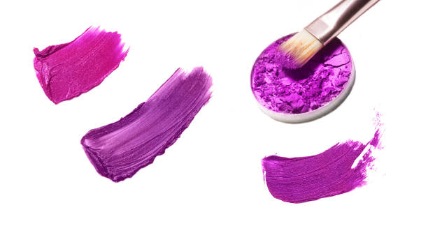 istock Collage of decorative cosmetics on white background. Beauty and makeup concept. 856576012