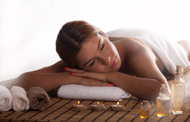 istock Beautiful Woman in Spa Salon 856579464