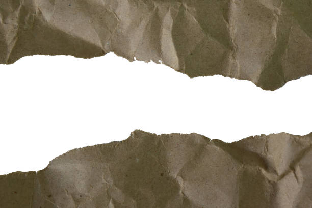 istock Paper brown frame  background clipping path and empty space for web design or graphic art image. 856585632