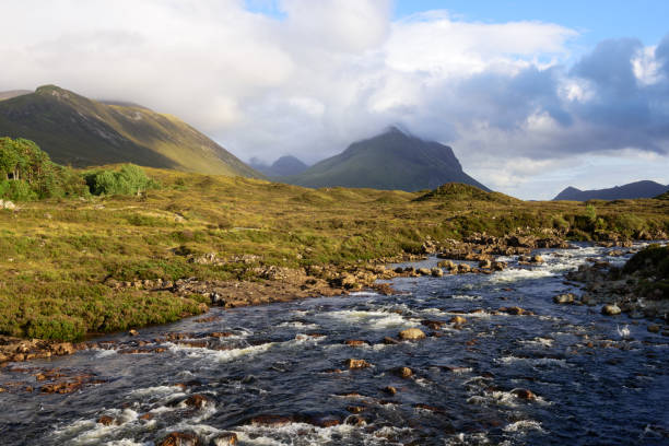 istock Mountains and River Sligachan, Isle of Skye, Scotland 856588986