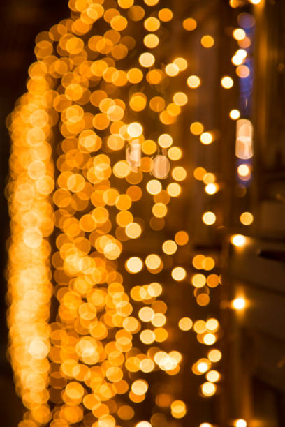 istock Golden festive bokeh background 856589010