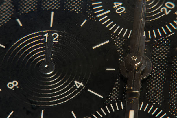 istock The dial of the wristwatch. Macro 856593138