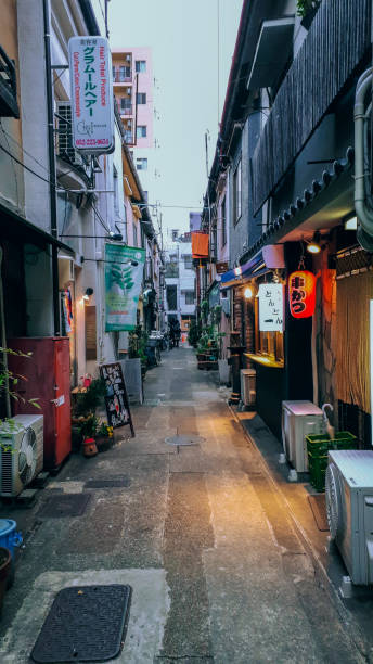 istock Small Japanese alley 856596636