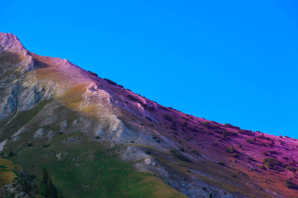 Alpine Mountain hiking paradise landscape, no people.