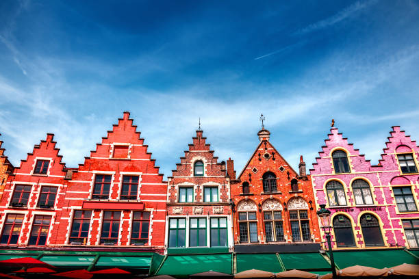 istock Grote Markt square in Brugge 856610900
