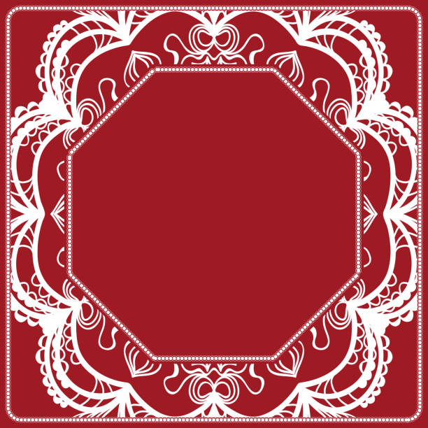 istock Print for fabric with floral ornamental border. Design for tablecloth, scarf, Pillowcase. vector illustration 856618586