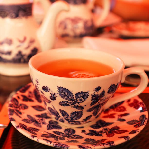 istock Cup of Tea - English Afternoon Tea Setting 856623904