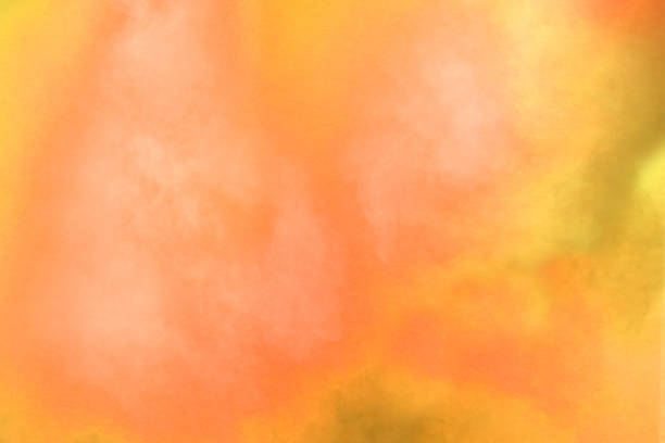 istock yellow smoke of studio spotlight. 856631158