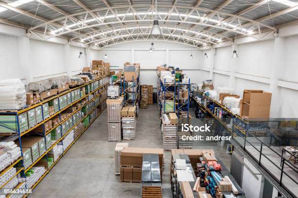 Distribution Warehouse Stock Photo - Download Image Now - World Trade Organization, Furniture Store, Merchandise