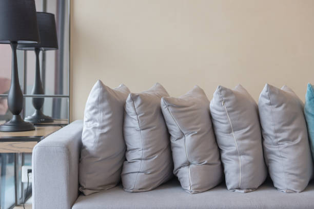 istock row of pillows on modern sofa in modern living room 856641682