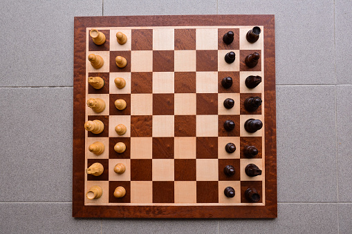 Photo Picture of the Classic Wooden Chess Piece