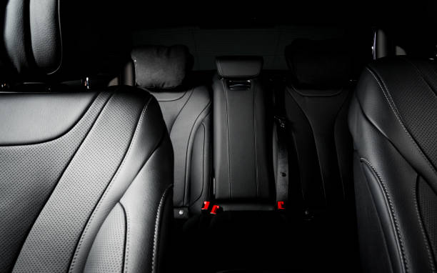 istock Part of  leather car seat details 856645548