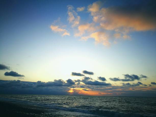 istock colorful sunset on the sea mobile photo 856649068