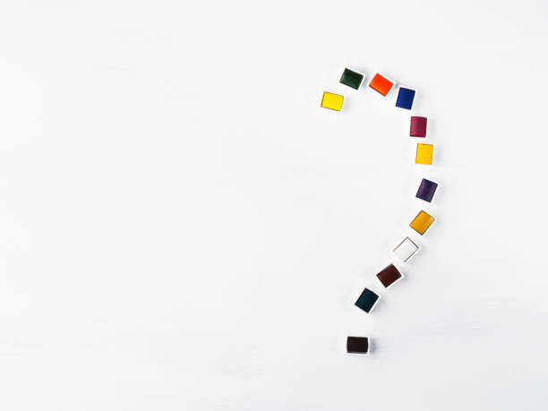 istock Watercolor godets on white background 856649374