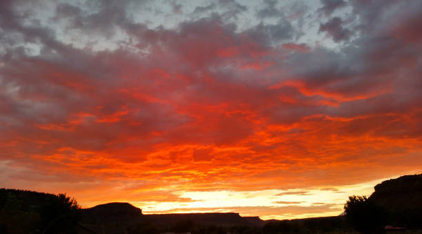 istock Sunset over Virgin River Valley seen looking west from Rockville Utah 856665334