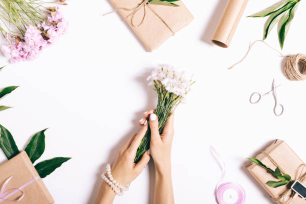 istock Preparing decorations and gifts for the holiday 856668358