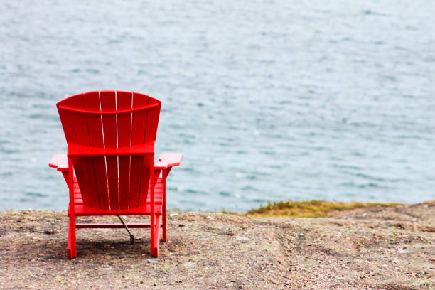 istock Red Chair on the cliff, Signal Hill 856669180