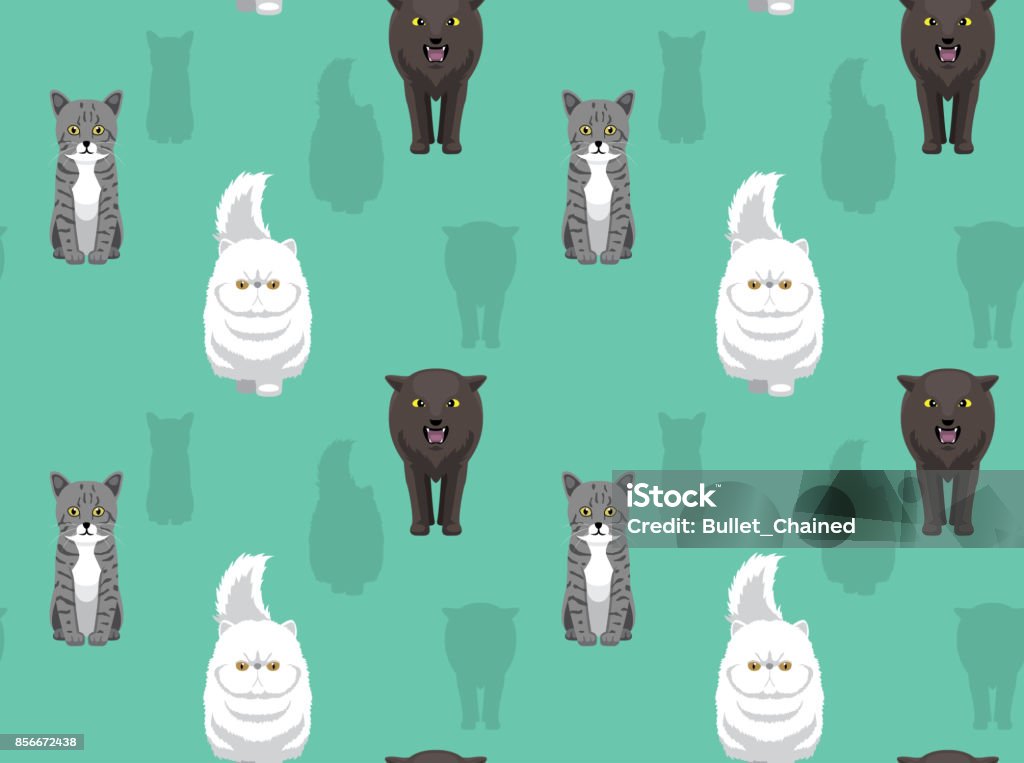 Kucing Wallpaper 19 Ilustrasi Stok - Unduh Gambar Sekarang - Kucing