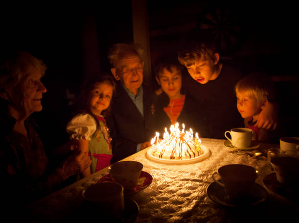 istock Birthday party for Great grandparent 856683064