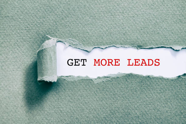 GET MORE LEADS stock photo