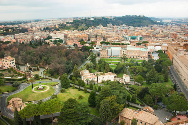 istock Areal view of Vatican City 856696468