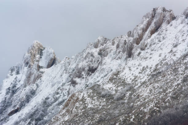 istock Palomares peak snowed in a cold winter 856696710