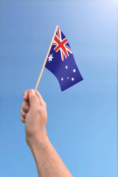 istock Small flag of Australia 856700144