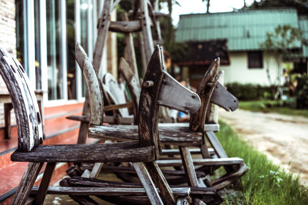istock old children's wooden swing horse 856703438