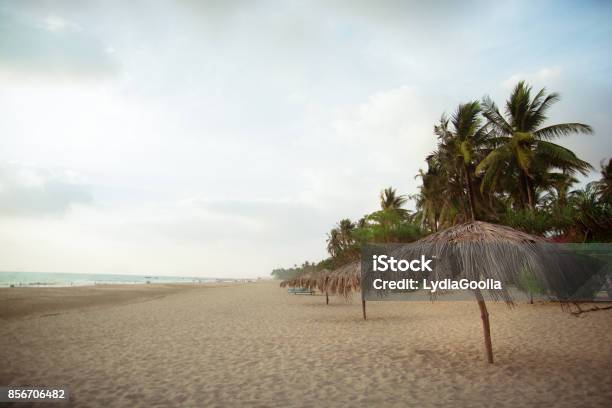 Ngwe Saung Beach In Myanmar Stock Photo - Download Image Now - Asia, Beach, Blue