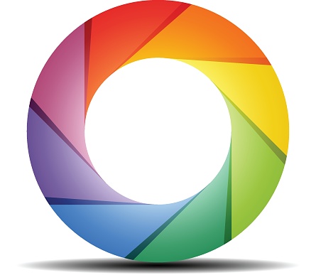 Color wheel illustration