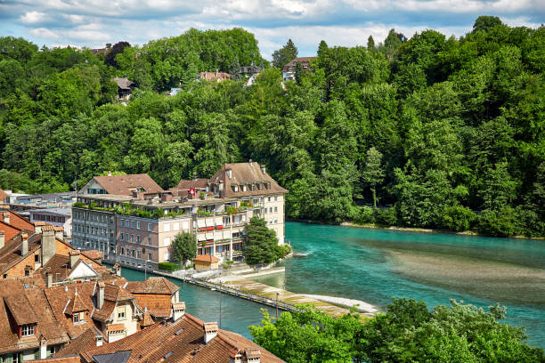 istock Panoramic view of Berne city 856717800