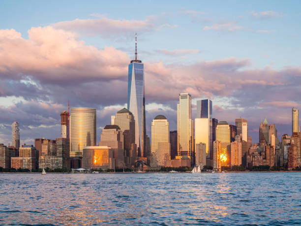 istock View of evening Manhattan in twilight 856736020