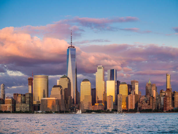 istock View of evening Manhattan in twilight 856736040