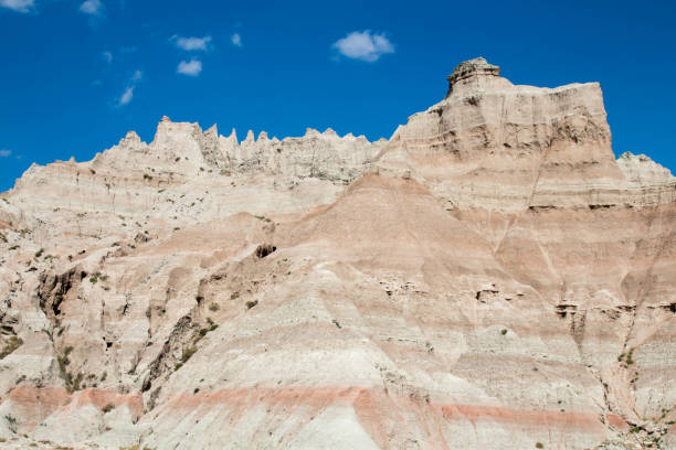 istock Pink and tan hill in Badlands Natural Park 856743584