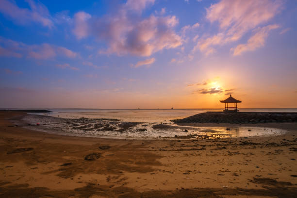 istock Sunrise on a Beach in Bali Indonesia 856750758