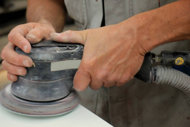 istock Man in vehicle repair shop 856776300