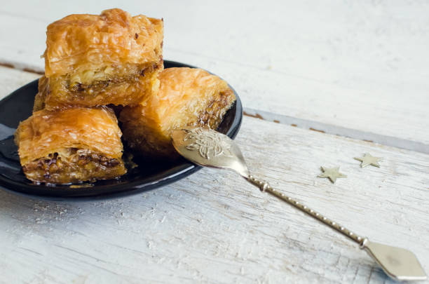 istock Baklava with pistachio 856790072