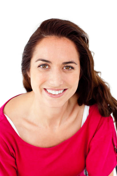 istock Joyful woman smiling at the camera 856791256