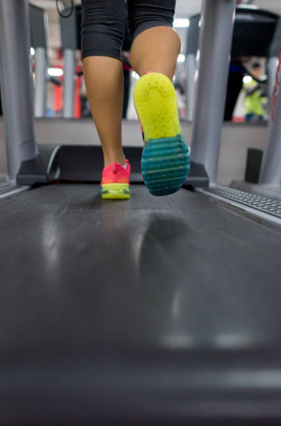 istock Running on the treadmill at the gym 856794338