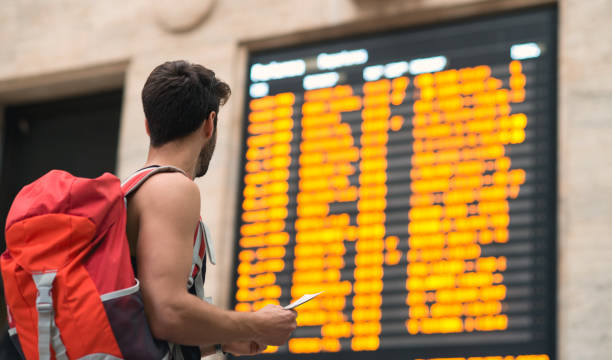 istock Tourist at the train station. 856824210